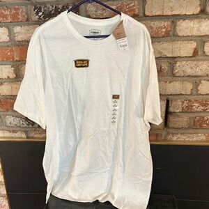 PIONEER White Short Sleeve Tees Classic Cotton